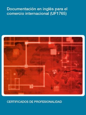 cover image of UF1765--Documentación en inglés para el comercio internacional